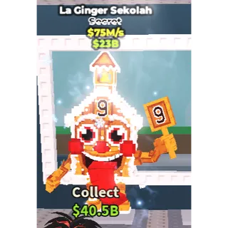 La Ginger Sekolah 75m/s