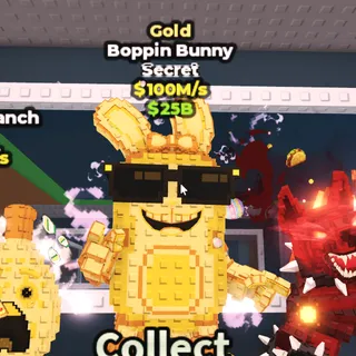 [100M/S] Gold Boppin Bunny | Cheapest In Market