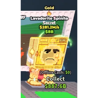 Gold Lavadorito Spinito 281.2m/s