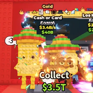 [3.4B/S] Gold Cash or Card