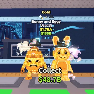 [1.7B/S] Gold Bunny And Eggy