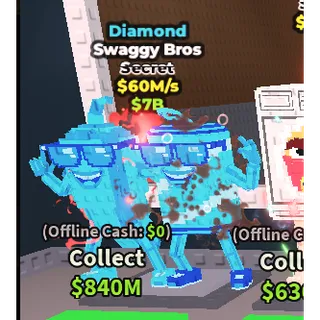 Diamond Swaggy Bros 60m/s