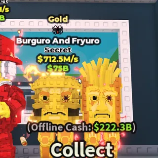 [712.5M/S] Gold Burguro And Fryuro | Cheapest In Market