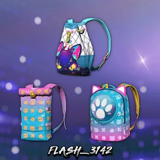 AIXLEFT'S GAMING CAT BACKPACK SET + 50G-coin