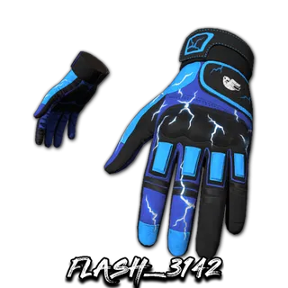 Blue Thunder Gloves
