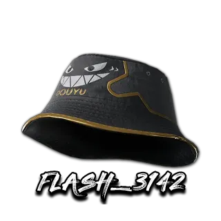 Douyu Black Gold Bucket Hat Permanent