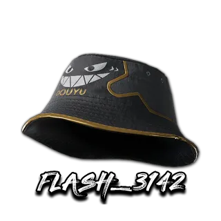 Douyu Black Gold Bucket Hat Permanent