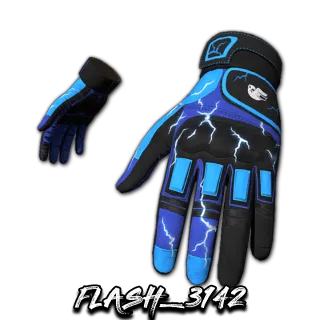 Blue Thunder Gloves