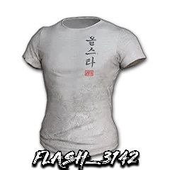 2018 PUBG ALL-STAR T-shirt (Korean) Permanent service