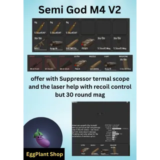  project delta (2 week - wipe) x1 Semi God-M4A1 V2