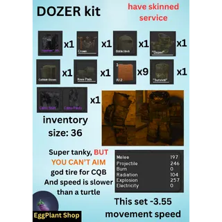  project delta (2 week - wipe) x1 Dozer kit