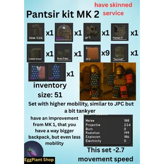  project delta (2 week - wipe) x1 Pantsir MK 2