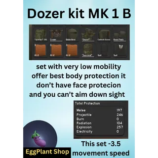  project delta (2 week - wipe) x1 Dozer MK 1 B