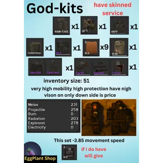  project delta (2 week - wipe) x1 God Kit