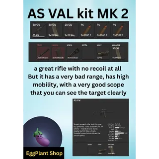  project dealta (later wipe) x2 AS-VAL MK 2 
