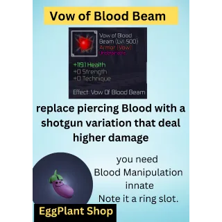 jujutsu infinite Vow of Blood Beam