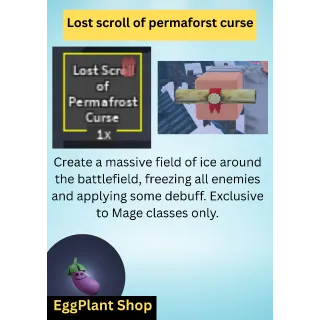 Arcane linage x1 Lost scroll of permaforst curse