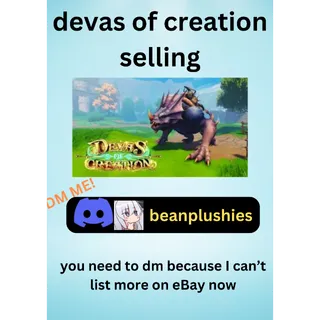 devas of creation Read description! or DM me on discord: beanplushies (don't buy this one)