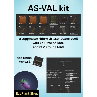 Project delta x1 ASVAL kit