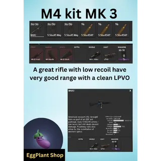  project dealta (later wipe) x2 M4A1 MK 3
