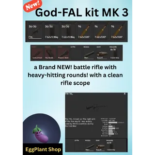 Project delta x1 God-FAL MK 3