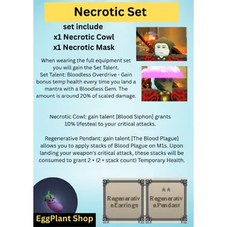 Deepwoken Necrotic Set