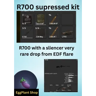 Project delta x1 R700 supressed kit