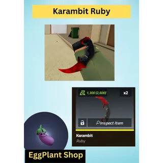 Counter Blox Karambit-Ruby Value 1300