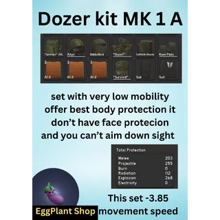 Project delta x1 Dozer MK 1 A