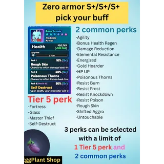 roblox world zero armor [DM me before buy] (READ DESCRIPTION!)