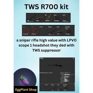 project delta (2 week - wipe) x1 TWS R700 kit