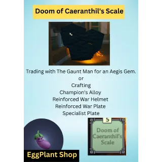 Deepwoken x1 Doom of Caeranthil's Scale