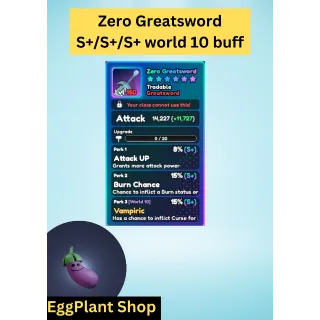 roblox world zero x1 zero vamp Greatsword
