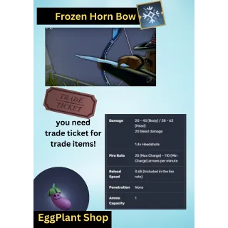 the wild west Frozen Horn Bow