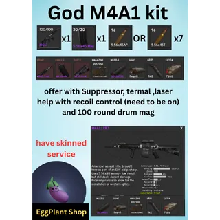  project delta (2 week - wipe) x1 God M4A1 kit