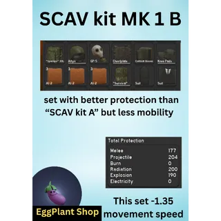  project dealta (2 week - wipe) x1 SCAV MK 1 B