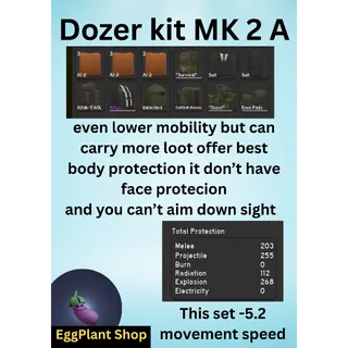  project delta (2 week - wipe) x1 Dozer MK 2 A