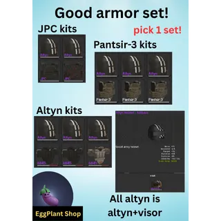  project delta (2 week - wipe) good armor set