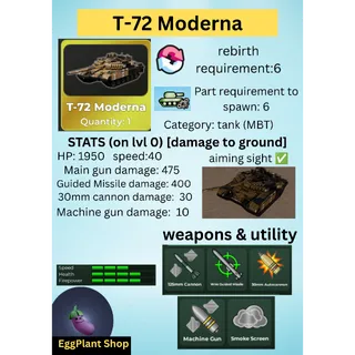 War Tycoon T-72 Moderna