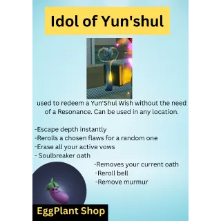 Deepwoken x2 Idol of Yun'shul