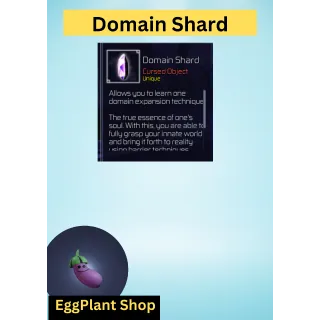 jujutsu infinite Domain shard