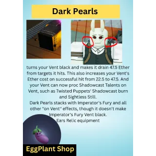 Deepwoken x1 Dark Pearls
