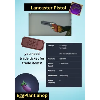 the wild west Lancaster Pistol