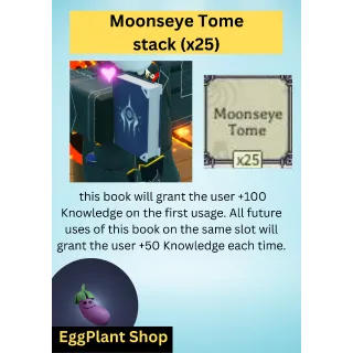Deepwoken x25 Moonseye Tome