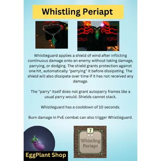 Deepwoken x1 Whistling Periapt 