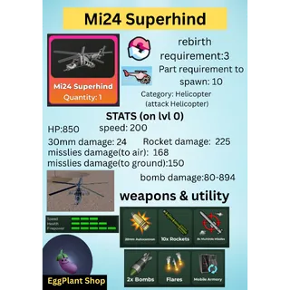 War Tycoon Mi24 Superhind