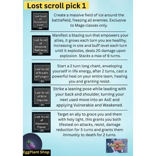 Arcane linage x1 Lost scrolls pick 1