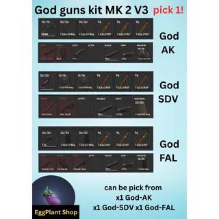  project delta (2 week - wipe) gun set MK 2 B kit (pick 2)