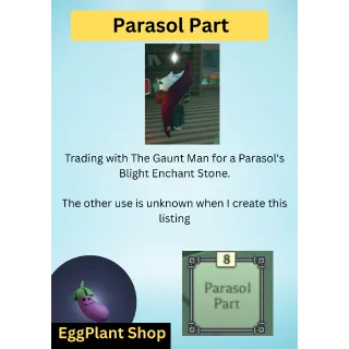 Deepwoken x1 Parasol Part