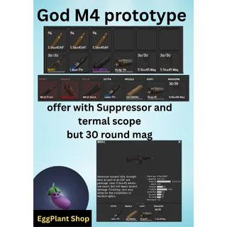  project dealta (later wipe) x1 SOCCOM-M4A4 (Semi God-M4)